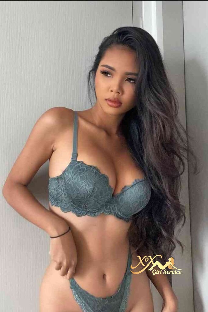 Seductive Thai woman in lingerie. Long dark hair, C cup. Incall outcall services.